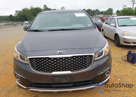 2016 Kia Sedona Sx Luxury z USA, uszkodzony, nr VIN KNDME5C14G6184631